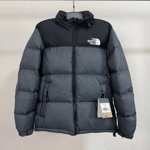 The North Face Down Jackets 1996 hooded color-block puffer product detail image 12