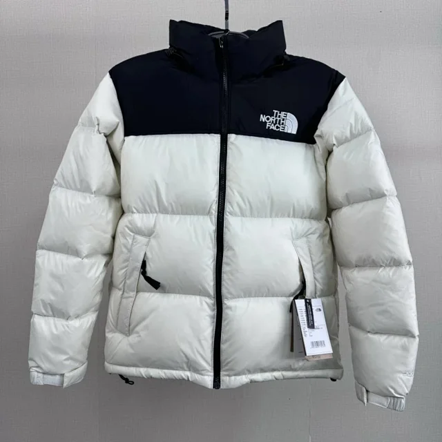 The North Face Down Jackets 1996 hooded color-block puffer product detail image 83