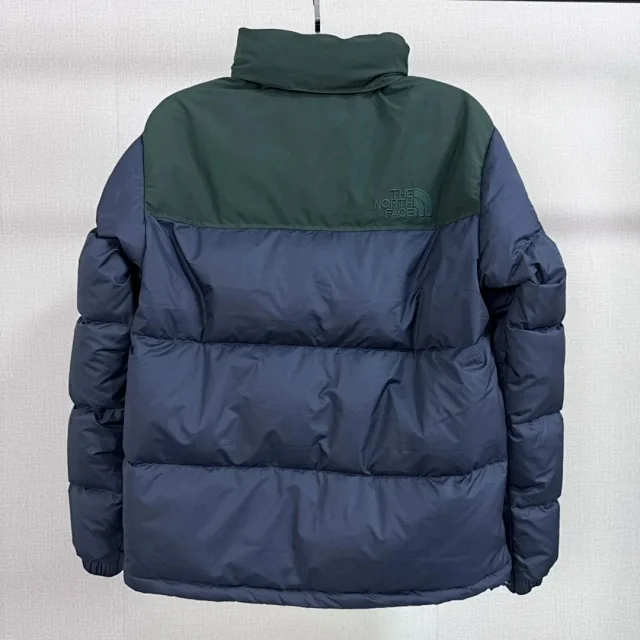 The North Face Down Jackets 1996 hooded color-block puffer product detail image 6