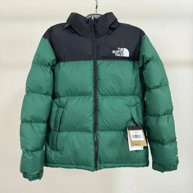 The North Face Down Jackets 1996 hooded color-block puffer product detail image 23