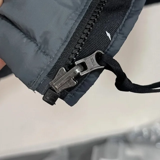 The North Face Down Jackets 1996 hooded color-block puffer product detail image 20