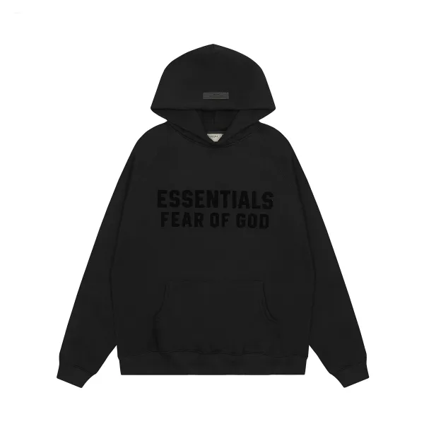 Essentials Reflective Logo Hoodie Black - 31