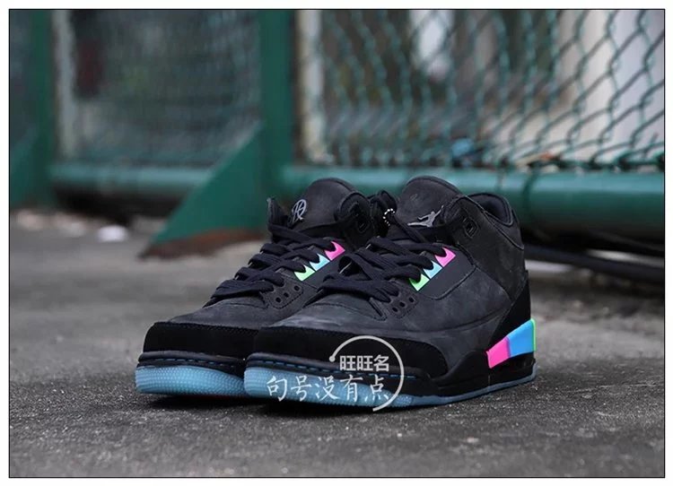 Air Jordan 3 Street Ball Rainbow Quai 54 photo 2