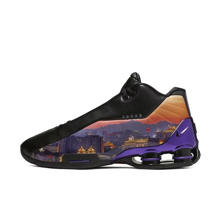 Nike Shox BB4 Basketball Shoe Black Silver Toronto photo 4