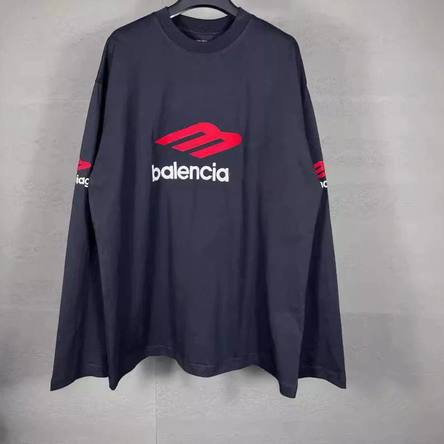 Balenciaga Logo Long-Sleeve T-Shirt