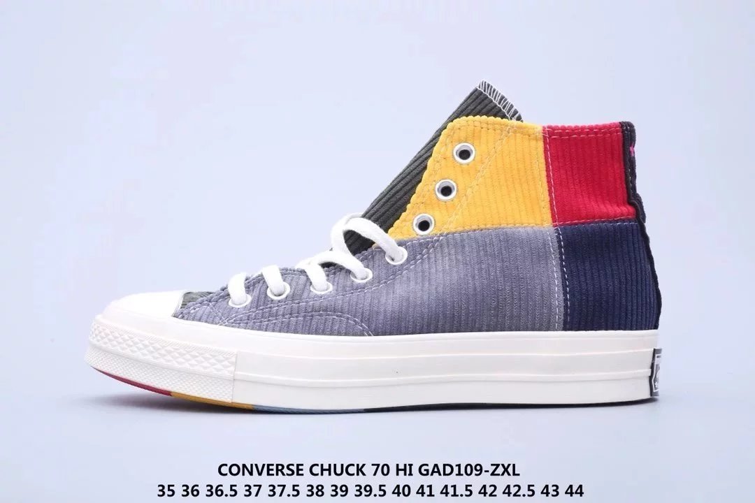 Offspring 1970s Corduroy High-Top Canvas Shoes photo 3