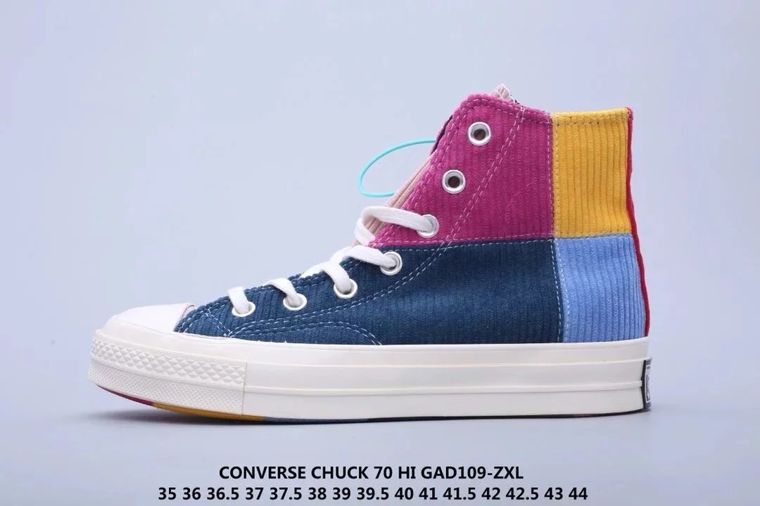 Offspring 1970s Corduroy High-Top Canvas Shoes photo 2