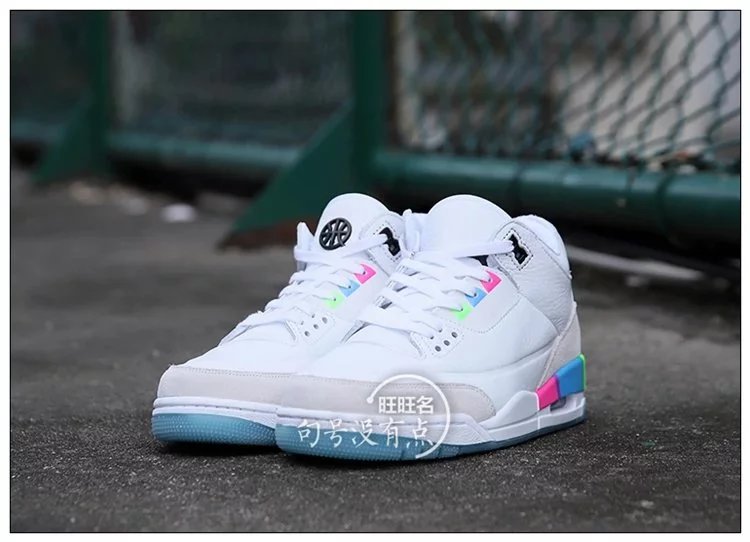 Air Jordan 3 Street Ball Rainbow Quai 54 photo 3