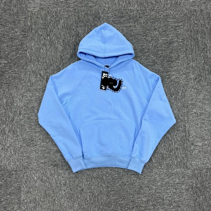 6PM  HOODIE-PERSIAN BLUE 基础款小刺绣 浅蓝色卫衣 6PM-10
