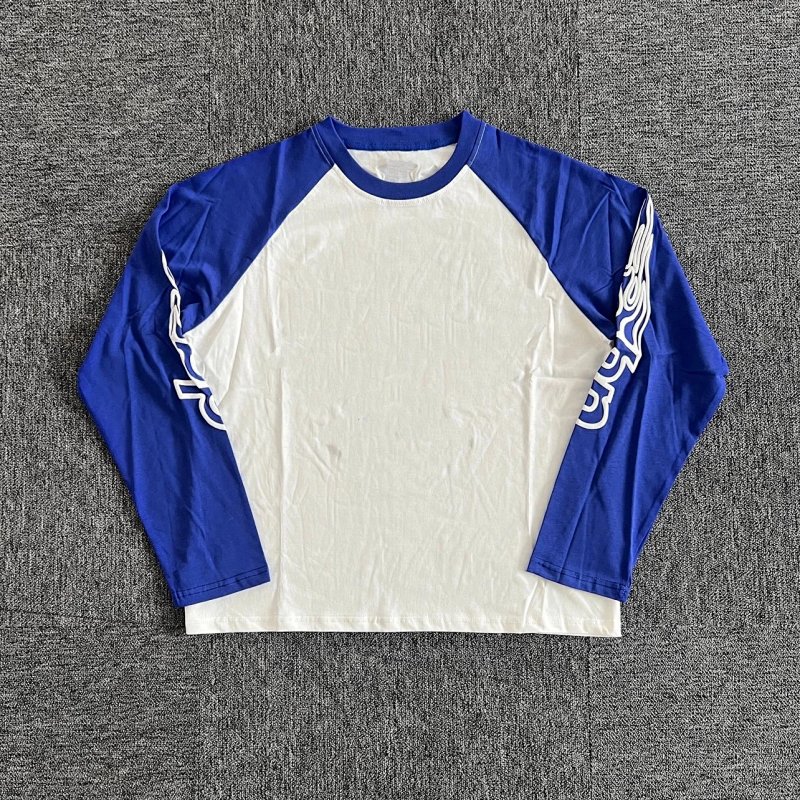 119¥ bron to be fast long sleeve 蓝白拼长袖t恤BPM-01