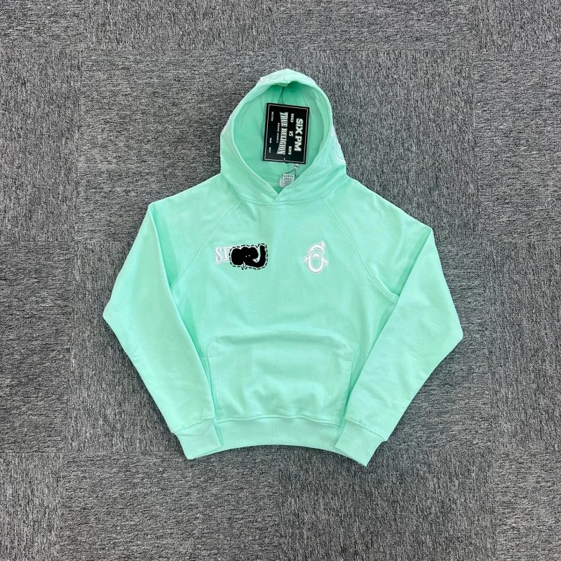 6PM X TRUE RELIGION HOODIE-LIGHT MOSS 联名浅绿色卫衣 6PM-2