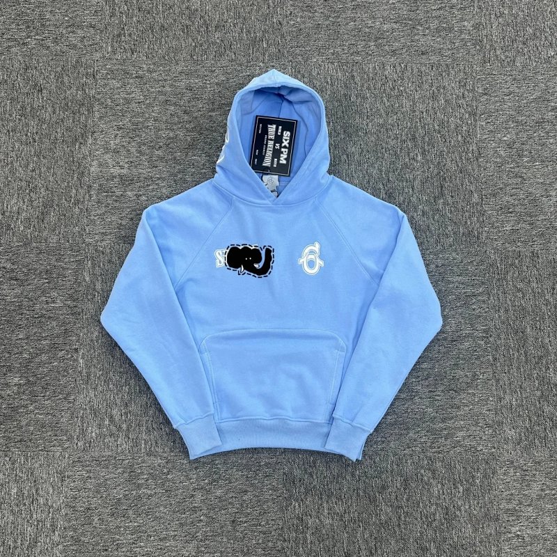 6PM X TRUE RELIGION HOODIE-LIGHT BOY BLUE 联名蓝色卫衣 6PM-4