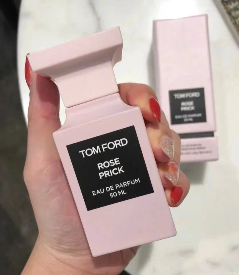 Counter quality 2020 new pink Tom Ford perfume Rose Prick rose powder bottle 50ML cherry powder bottle perfume