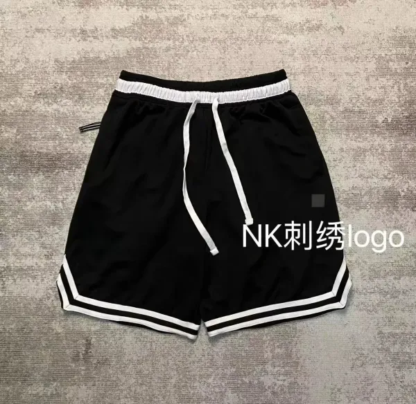 NK Embroidered Logo Basketball Shorts Black - 1