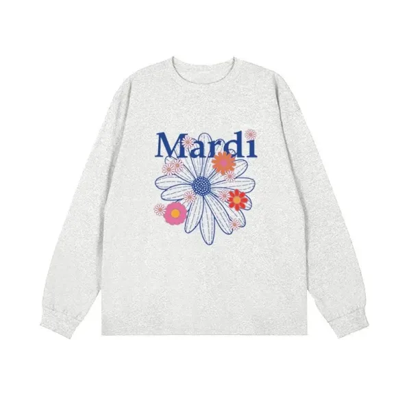 Mardi Floral Graphic Long-Sleeve T-Shirt - 1