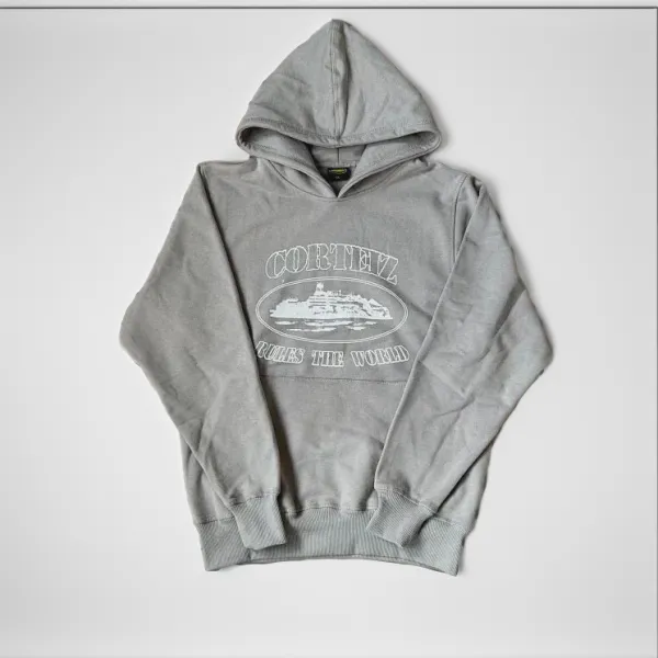 Corteiz Hoodie Gray - 1