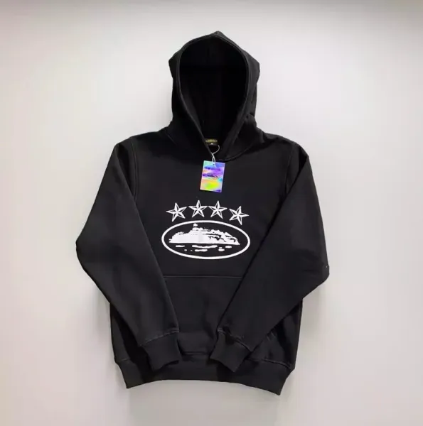 Off-White Five Stars Hoodie Black - 1