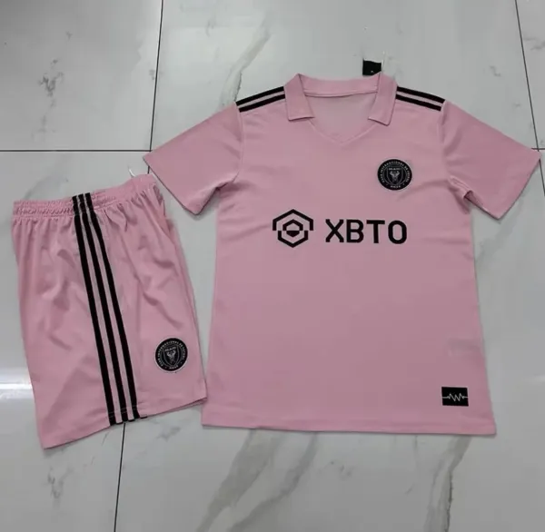 Inter Miami CF x XBTO Pink Away Jersey Set - 1