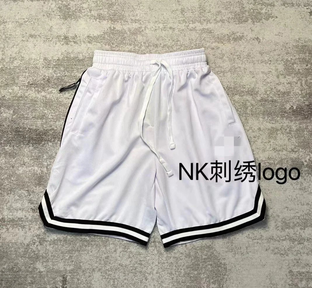 NK Embroidered Logo Basketball Shorts White - 1