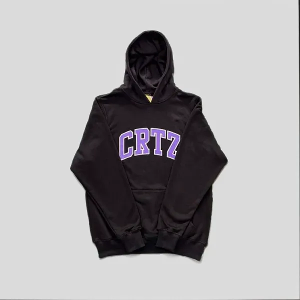 CRTZ Arch Logo Hoodie Black - 1