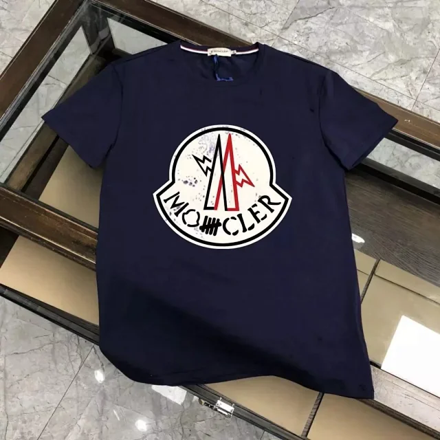 Moncler T-Shirts 4TS002 Graphic Logo product detail image 3