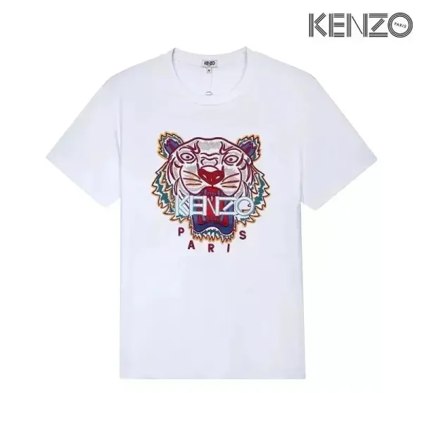 Kenzo Tiger Embroidered Black T-Shirt - 5
