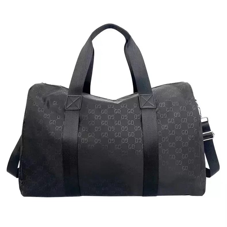 Design Minimalist Black Duffle Bag - 11