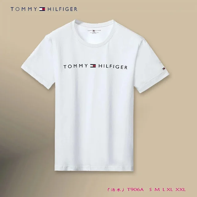 Tommy Hilfiger T-Shirts Short-Sleeve Crew-Neck Flag Logo product detail image 11