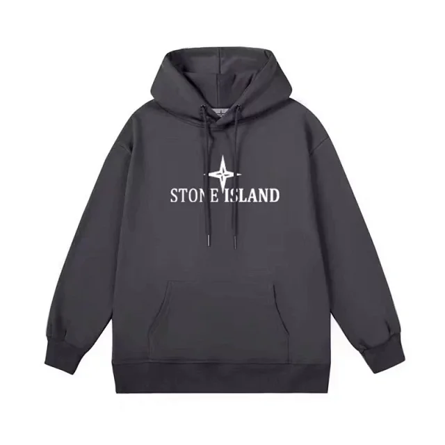 Stone Island Hoodies & Sweatshirts Pullover hoodie with drawstring hood and kangaroo pocket product detail image 6