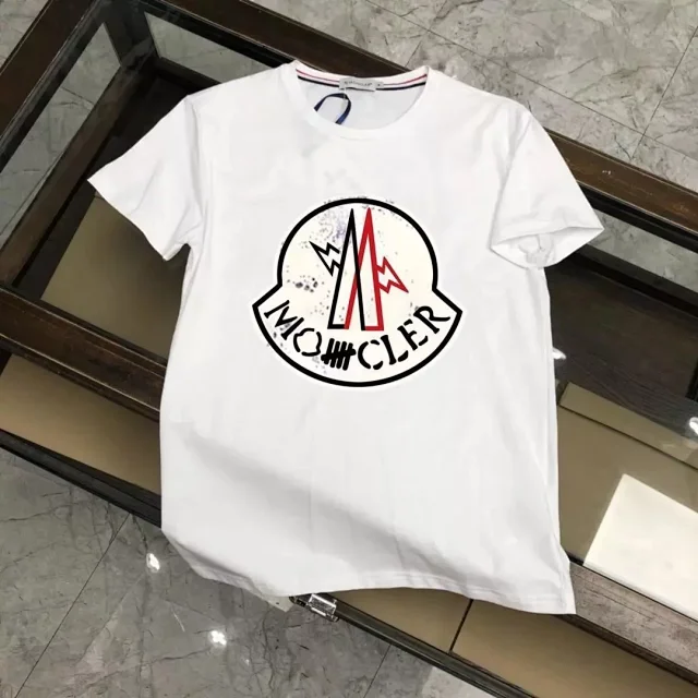Moncler T-Shirts 4TS002 Graphic Logo product detail image 6