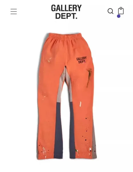 DEPT Paint-Splatter Sweatpants Gray - 14