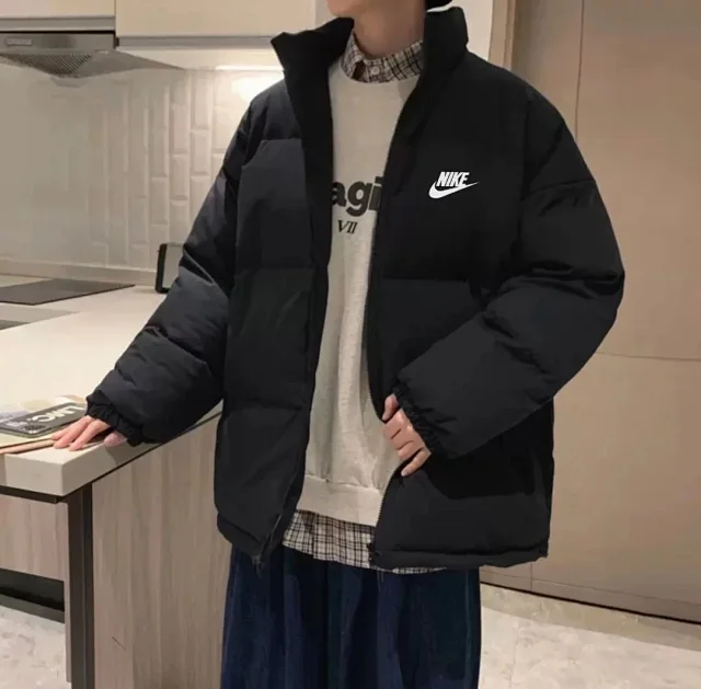 Balenciaga Down Jackets Stand-Collar Quilted Puffer Jacket product detail image 12