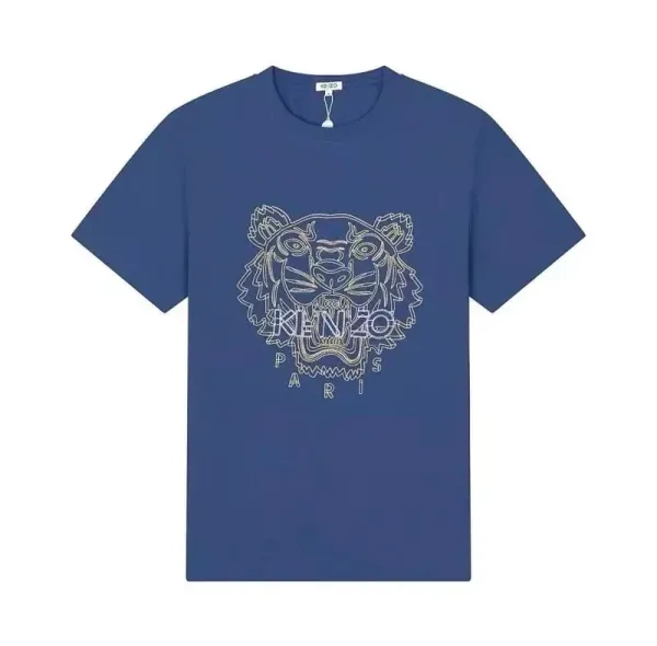 Kenzo Tiger Embroidered Black T-Shirt - 9