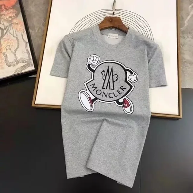 Moncler T-Shirts 4TS002 Graphic Logo product detail image 7