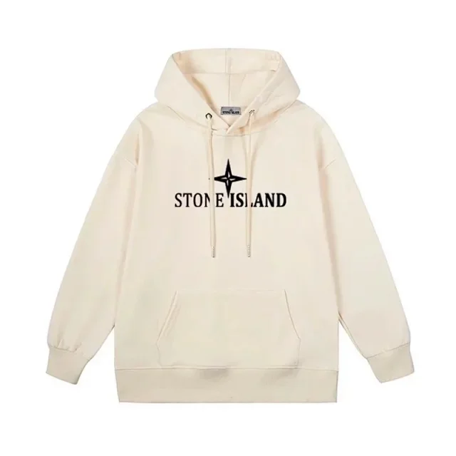 Stone Island Hoodies & Sweatshirts Pullover hoodie with drawstring hood and kangaroo pocket product detail image 7