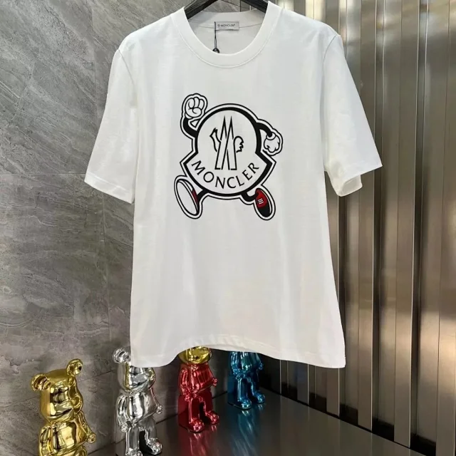 Moncler T-Shirts 4TS002 Graphic Logo product detail image 8
