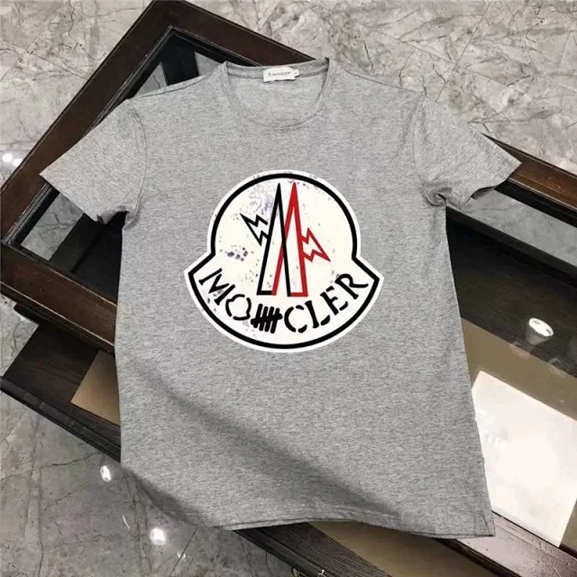 Moncler T-Shirts 4TS002 Graphic Logo product detail image 5