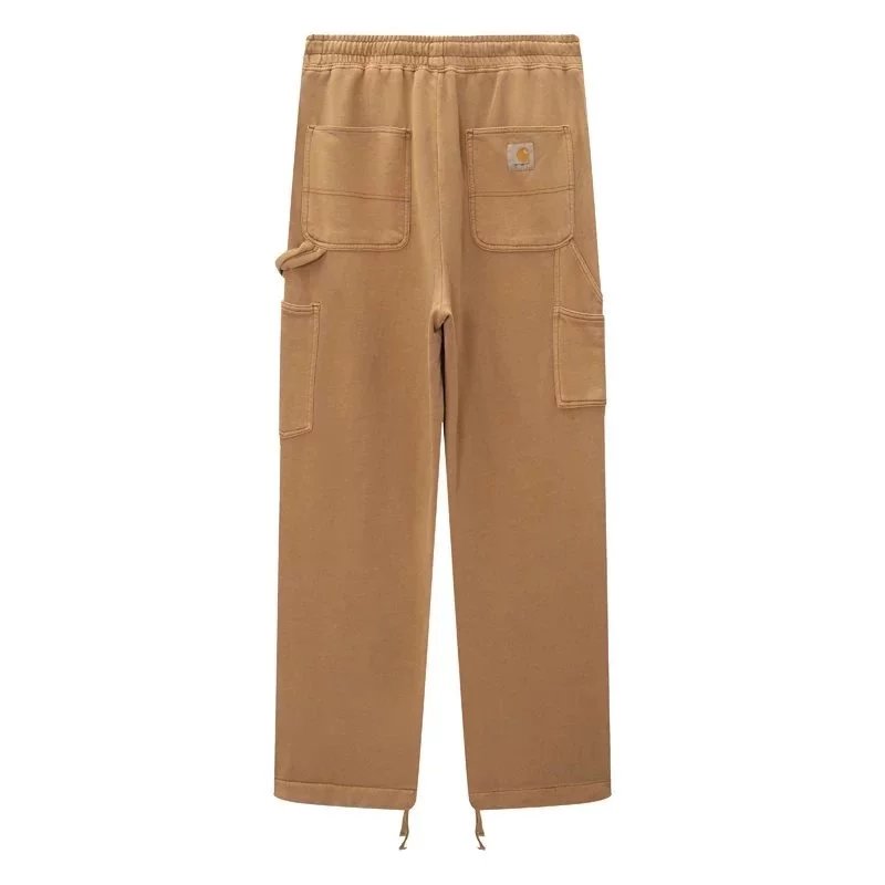 Black Cargo Shorts with Ship Logo Design