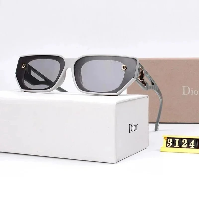 Black Womens Square Sunglasses Luxury Brand Designer Big Frame Sunglasses – QC photo 1