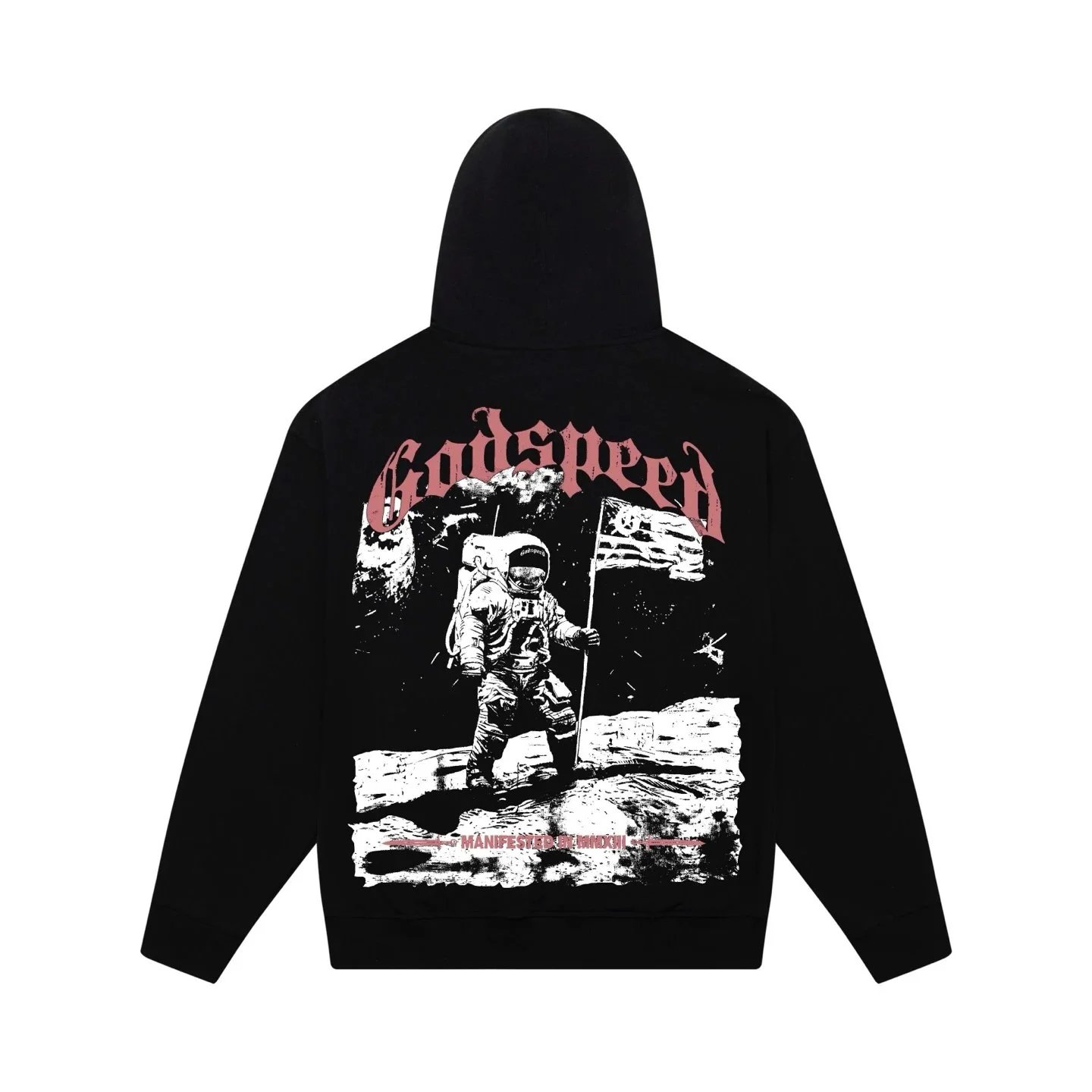 Godspeed Skull Cowboy Hoodie White - 3