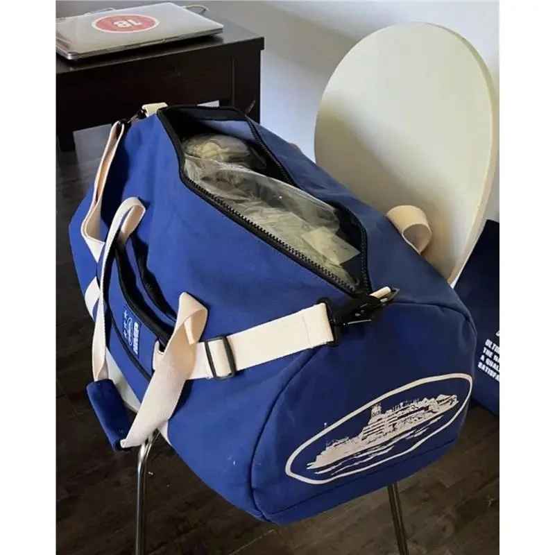 Corteiz canvas duffel gym bag