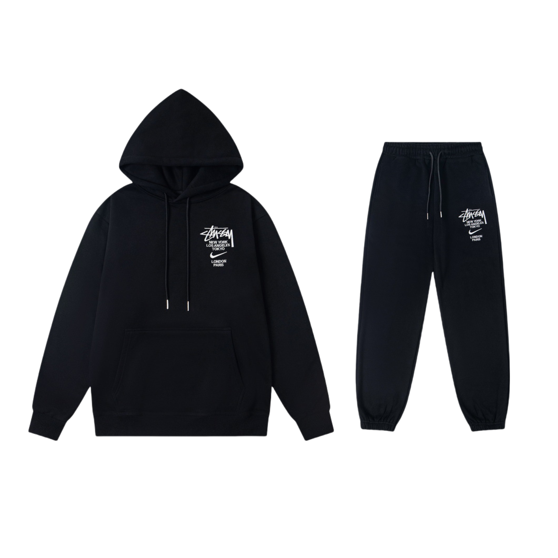 Nike x Stussy Hoodie Tracksuit - rep zestawy