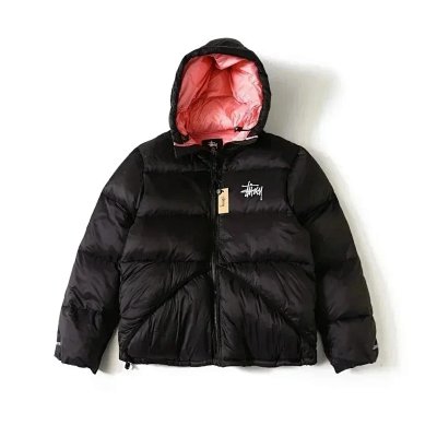 Stüssy Boxy Glossy Hooded Down Jacket - rep Stussy
