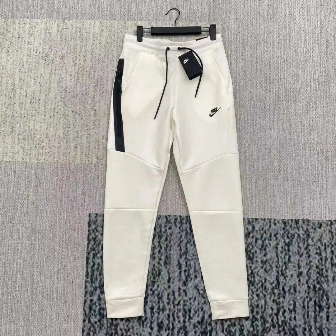 Nike Tech Fleece White Jogger Pants