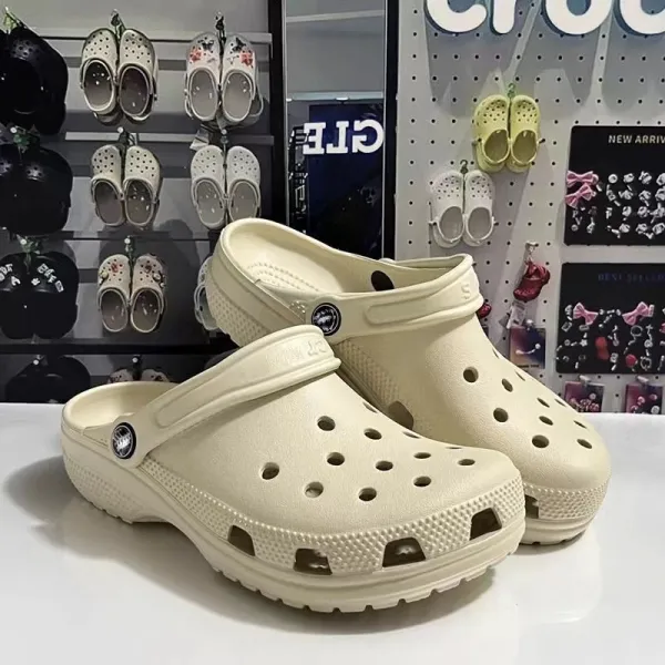 MLB Los Angeles Dodgers Slide Sandals Beige Slippers - 6