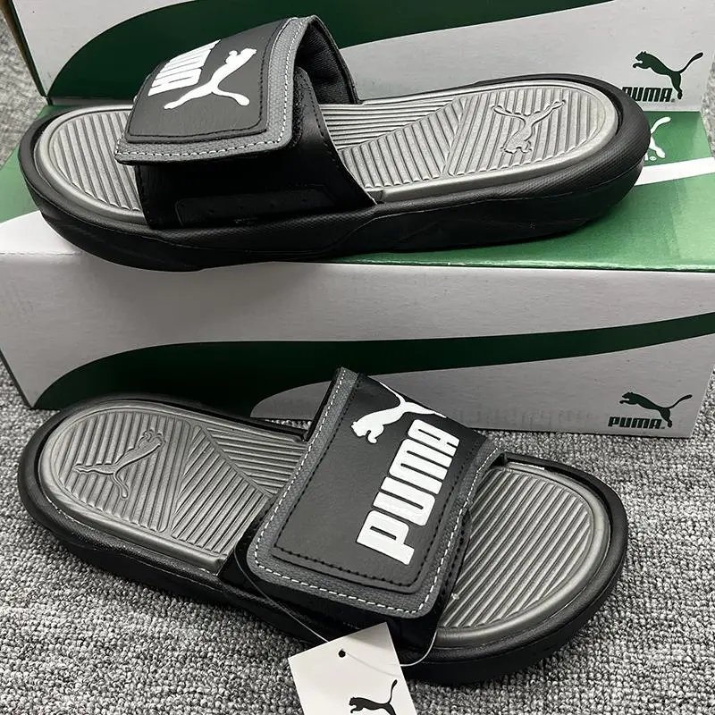Puma Leadcat FTR Slide Black/Gray Sandals - 1