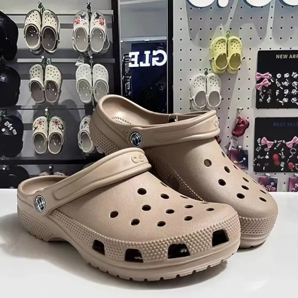 Crocs Classic Clog Beige Casual Shoes - 1