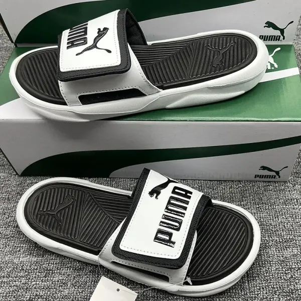 Puma Leadcat FTR Slide White/Black Slippers - 1