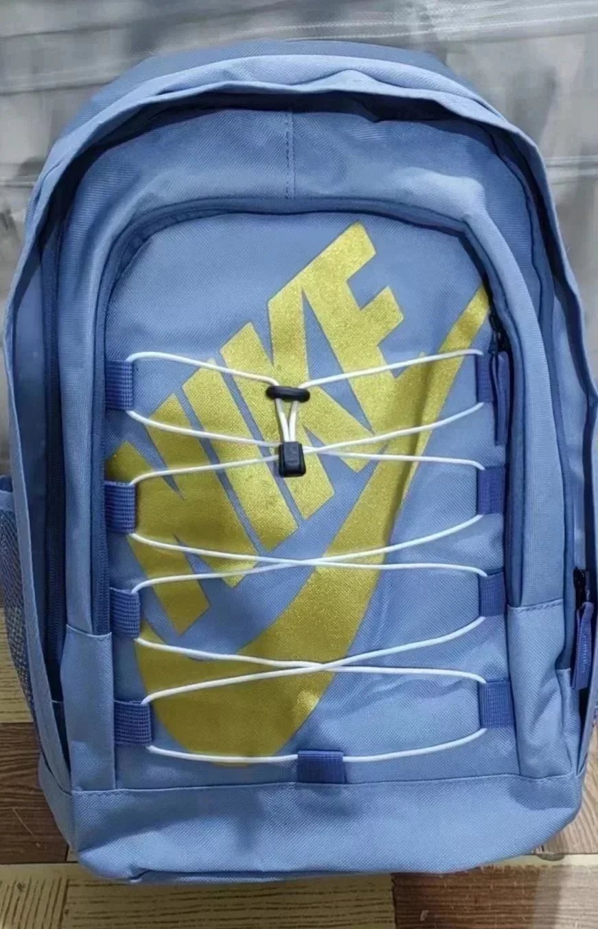 Nike Heritage Backpack Pink Gold Logo Casual Backpack - 6