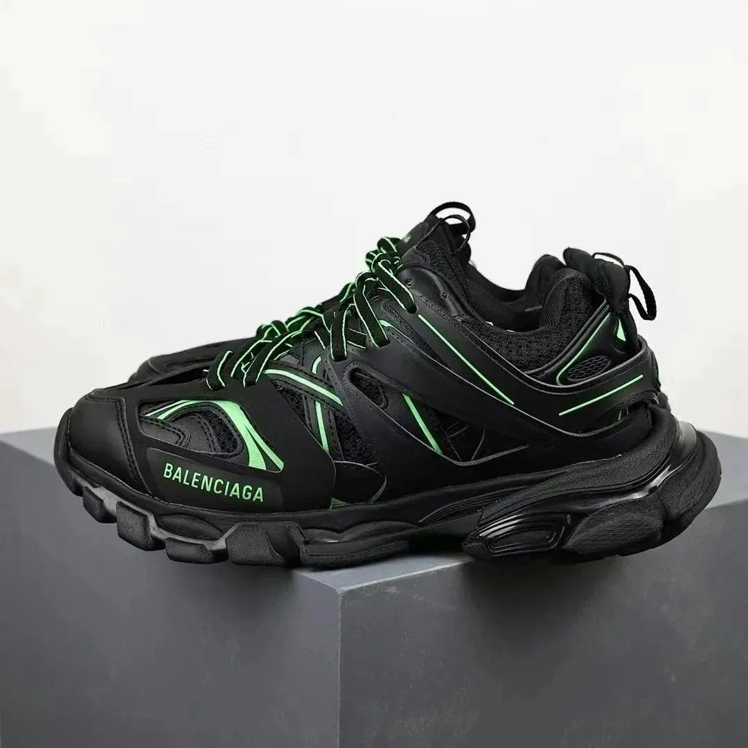 Black with Green Stripe